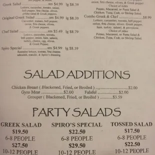 Menu page 3