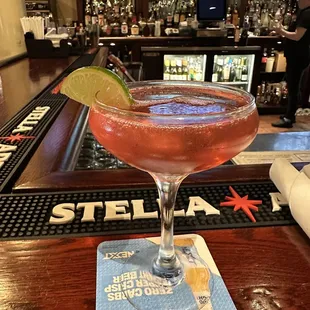 Cosmo martini, yum!