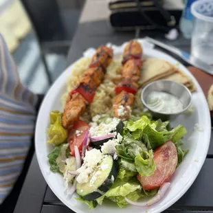 Chicken Kabob Platter