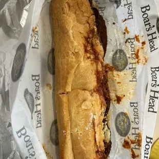 Eggplant parm sub