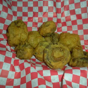 Fried mushrooms