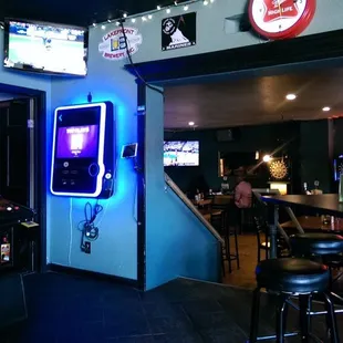 Split level with the dining room on the lower.