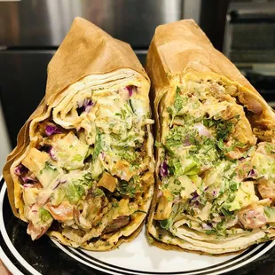 Spicy Chicken Street Cart Doner Wrap