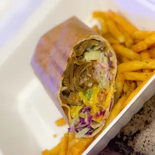 Street Cart Doner Wrap Combo Meal