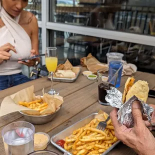 The fries are amazingly tasty and delightful.