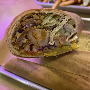 Street Cart Doner Wrap