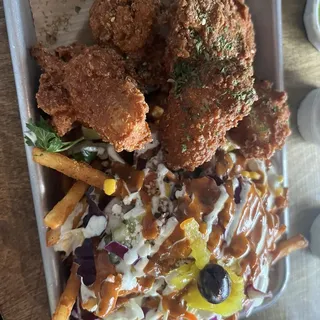 - 1/2 Dozen Wings Fries