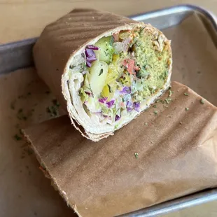 Zesty Feta Doner Wrap