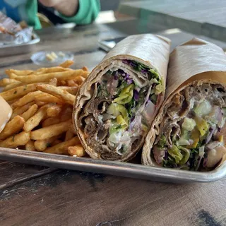 Zesty Feta Doner Wrap