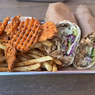 Zesty Feta Doner Wrap Combo Meal