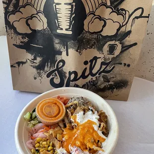 Berliner Bowl w/ chicken shawarma