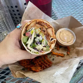 Zesty Feta Doner Wrap Combo Meal