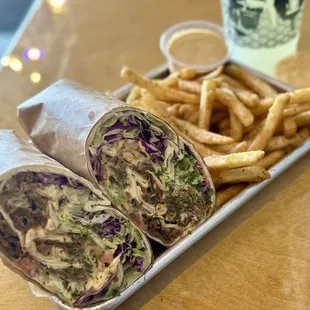 Street Cart Doner Wrap Combo Meal