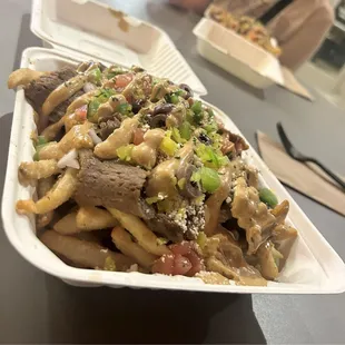 Cart Fries With Gyro Meat