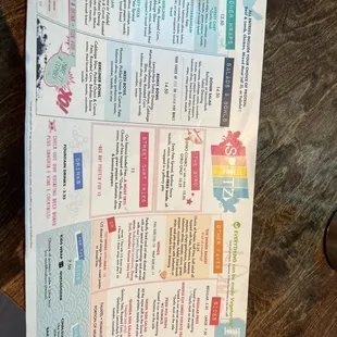 Menu (1/2) as of 05/03