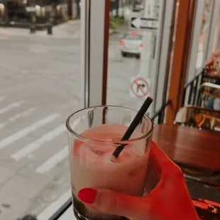 Second floor views and a White Russian