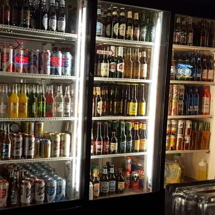 Solid beer selection