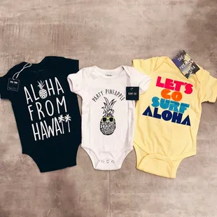 Project Aloha + Sticks+Stones onesies