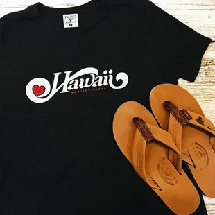 Project Aloha tees + exclusive Hawaii Rainbow slippers