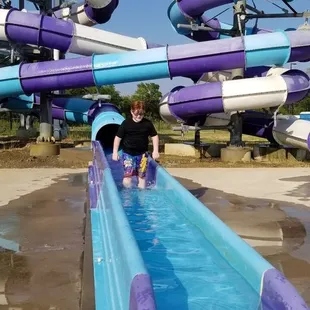 My son loved to slide!