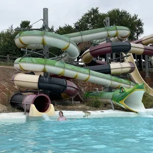 Snake slides were her favorite!