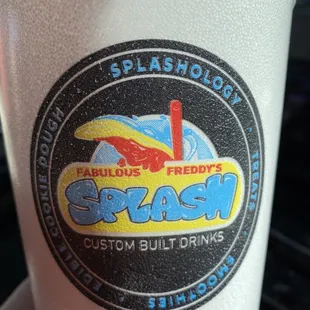 The logo on the cup