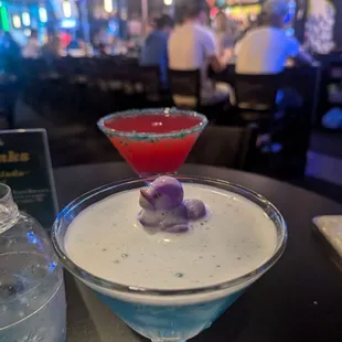 Bubble bath and pop rock martini