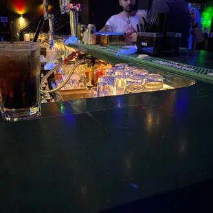 Since when do they allow patrons to help themselves to the bar?