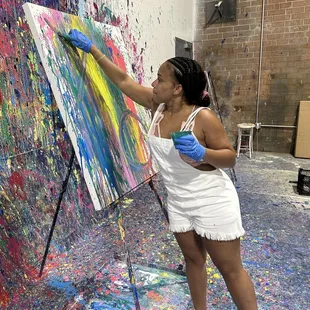 Paint area