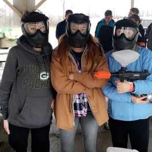 The boys at going down!