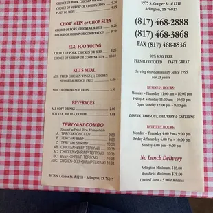 Menu 5/13/21