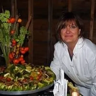 Grilled Vegetable station at a NY wedding.