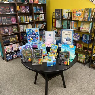 Awesome bookstore, lots of books and specialty gifts