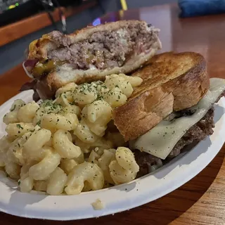 The Patty Melt My Face Burger