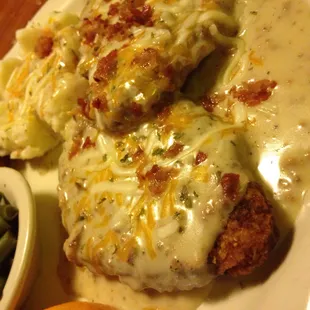 a plate of food on a table