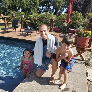 Vlade - at home swim lessons with siblings