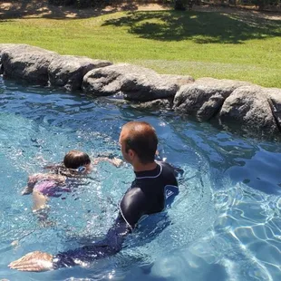 Teaching long distance swim