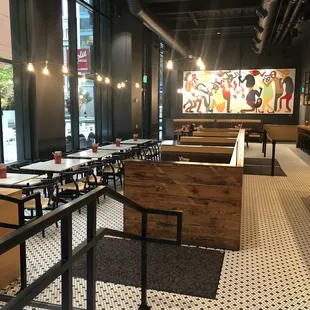 Lots of inside seating too