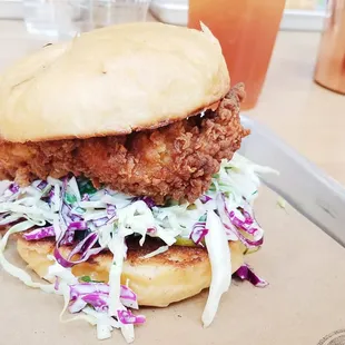 Hickory crispy chicken sandwich