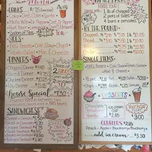 Updated Menu!