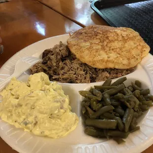 Chopped pork plate