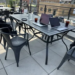 Rooftop patio