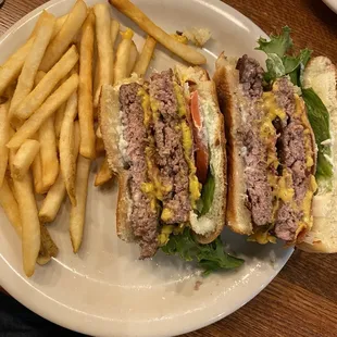 Double California burger.