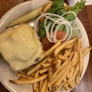 This is the Flaming Desert Heat hamburger