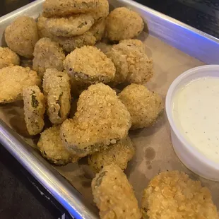 Fried pickles were very good!