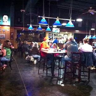 people sitting at tables