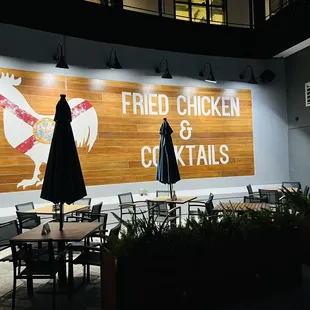 Inside the dining side