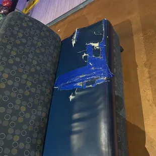 Bowling area could use some renovating.