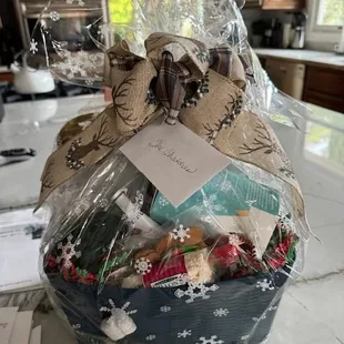 The baskets this year made our family so excited!