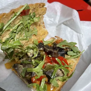 Very tiny veggie sandwich and not much inside for $12